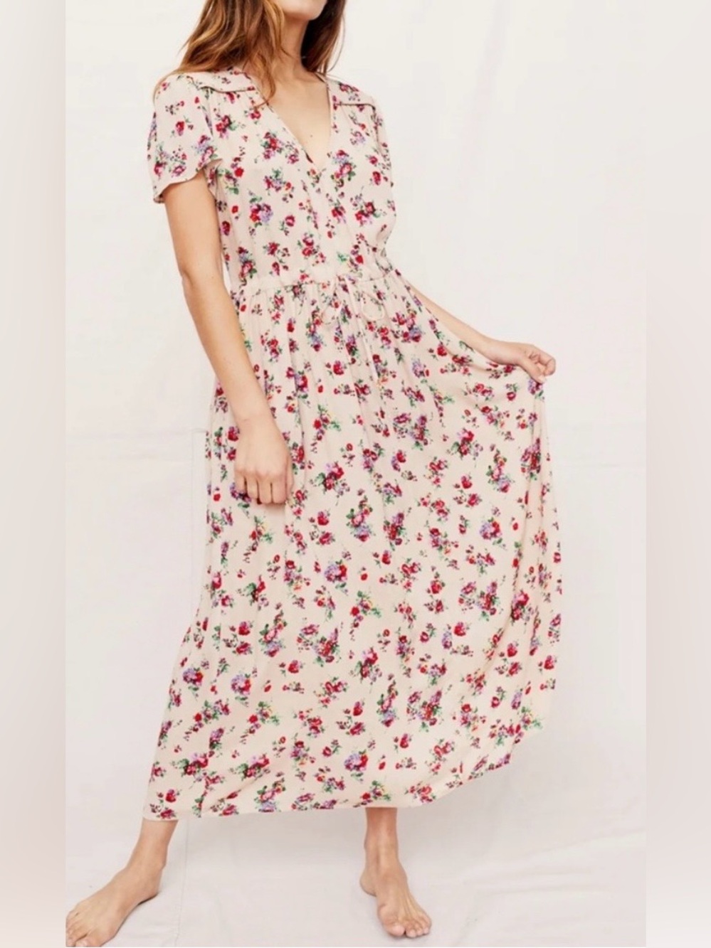 Rare Christy Dawn- Dawn Dress in Malt Spray- OS (fits XS-M)